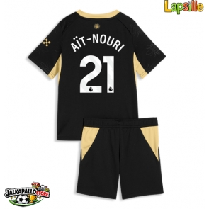 Manchester City Rayan Ait-Nouri #21 Vieraspaita Lapsille 2026-27 Lyhythihainen (+ shortsit)